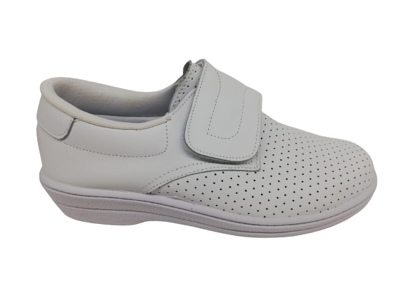 suspicaz dinosaurio carolino Zapato Enfermera Mujer Percla 18793 Blanco