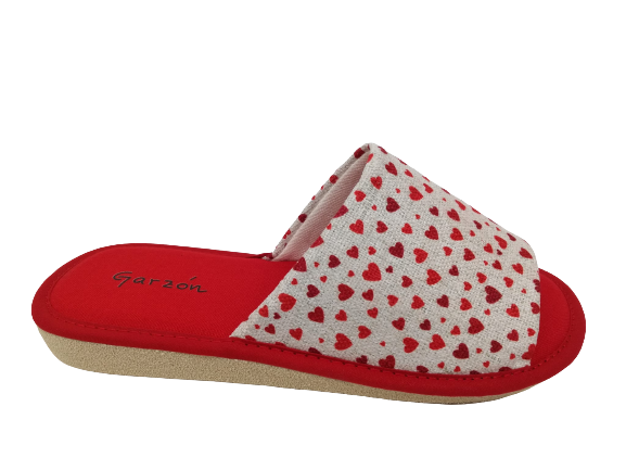 Zapatilla Casa Mujer Garzón P400.171 Rojo