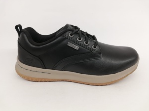 zapatos skechers hombre negro waterproof