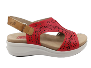 Sandalia Mujer Fluchos F1481 Rojo