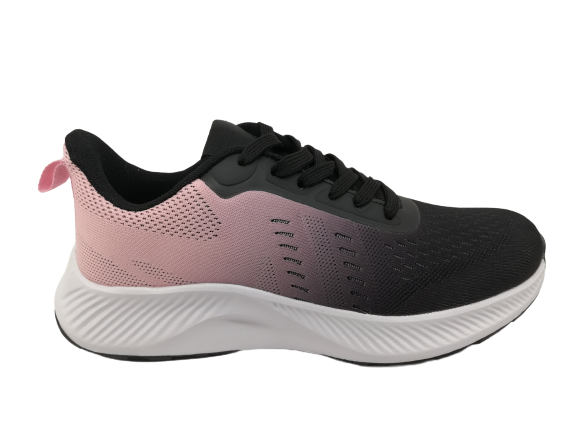 Deportivo Mujer Huran 7646 Negro-Rosa