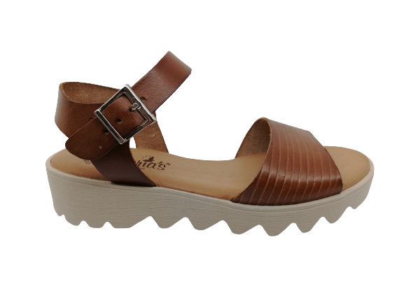 Sandalia Mujer Valeria's 9108 Cuero