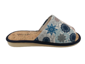 Zapatilla Casa Mujer Garzón P400.188 Azul Marino