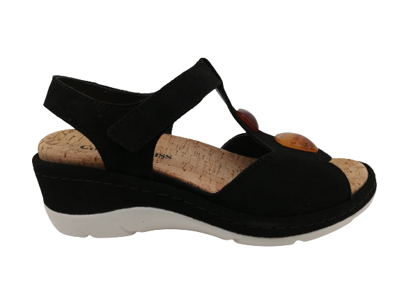 Sandalia Mujer Confort Class 10925 Negro