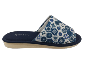 Zapatilla Casa Mujer Garzón P400.186 Azul Marino