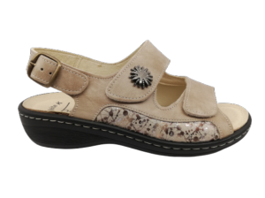 Sandalia Mujer Belvida 10500 Beige