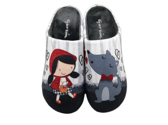 Zapatilla Casa Mujer Garzón 15344.246 Gris