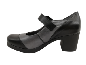 Zapato Mujer Pitillos 3701 Negro-Gris - Ítem1