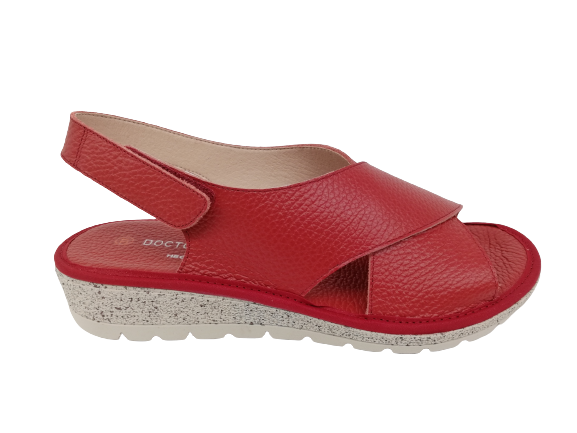 Sandalia Mujer Doctor Cutillas 35410 Rojo