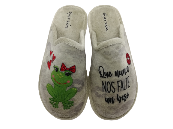 Zapatilla Casa Mujer Garzón P468.247 Verde