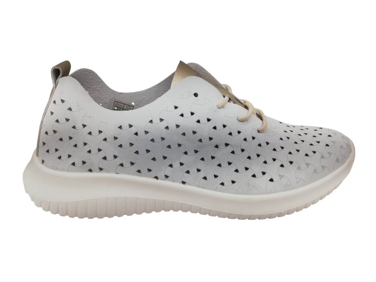 Zapato Casual Mujer Eoligeros LIBERTE Blanco-Platino
