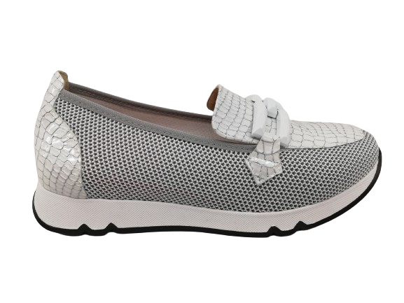 Ballerines Doctor Cutillas 82555 Marine - Cuir Et Mesh, Bout Fermé, Semelle Plate, Confortables Pour L'été