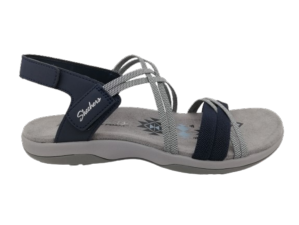 Sandalia Mujer Skechers 163112 Azul Marino