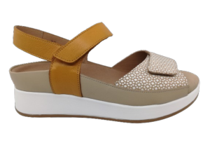 Sandalia Mujer PieSanto 240422 Ocre