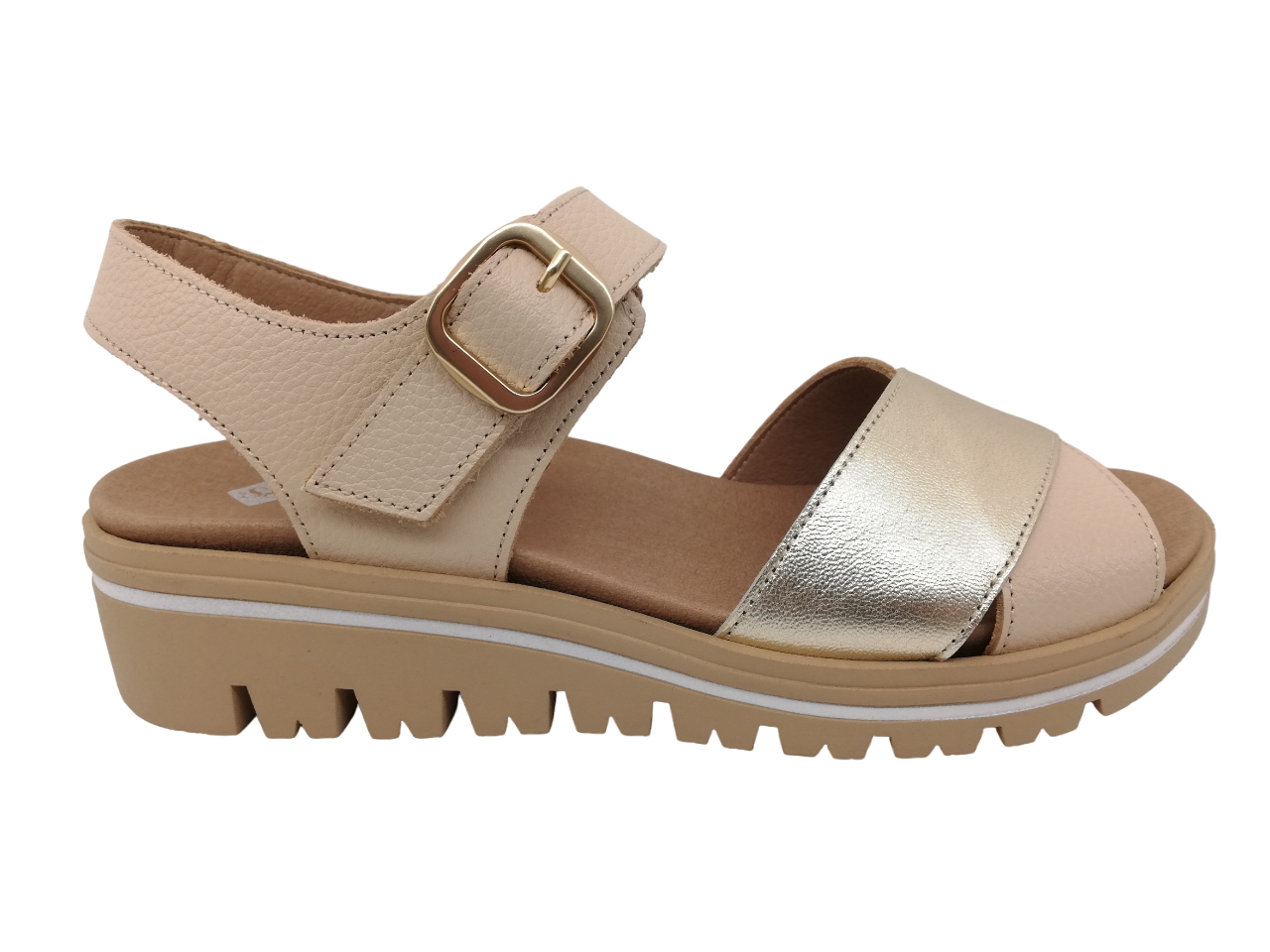 Sandalia Mujer PieSanto 240778 Beige