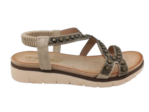 Sandalia Mujer Amarpies 26668 Beige