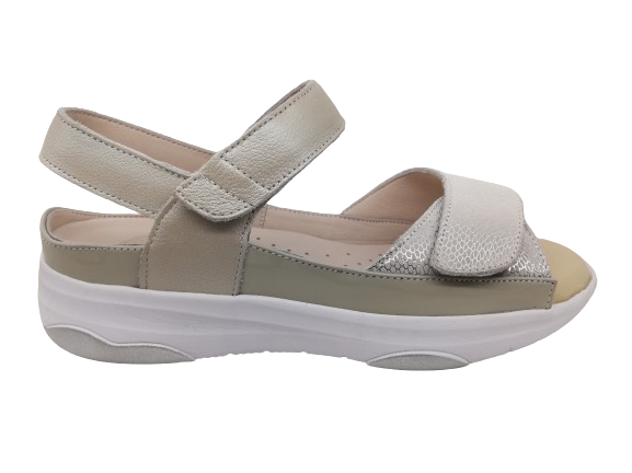 Sandalia Mujer G Confort S-182 Gris