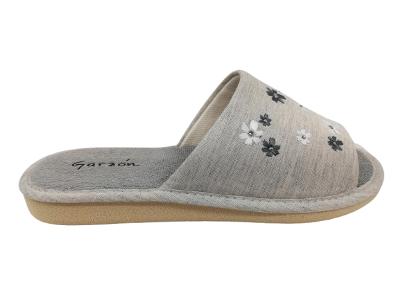 Zapatilla Casa Mujer Garzón P428.119 Gris