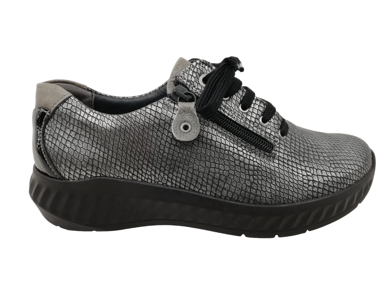Zapato Casual Mujer Suave 3758 Plata