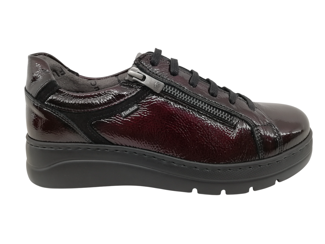 Zapato Casual Mujer Fluchos F1666 Burdeos