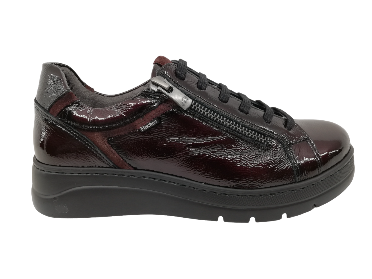 Zapato Casual Mujer Fluchos F1666 Burdeos