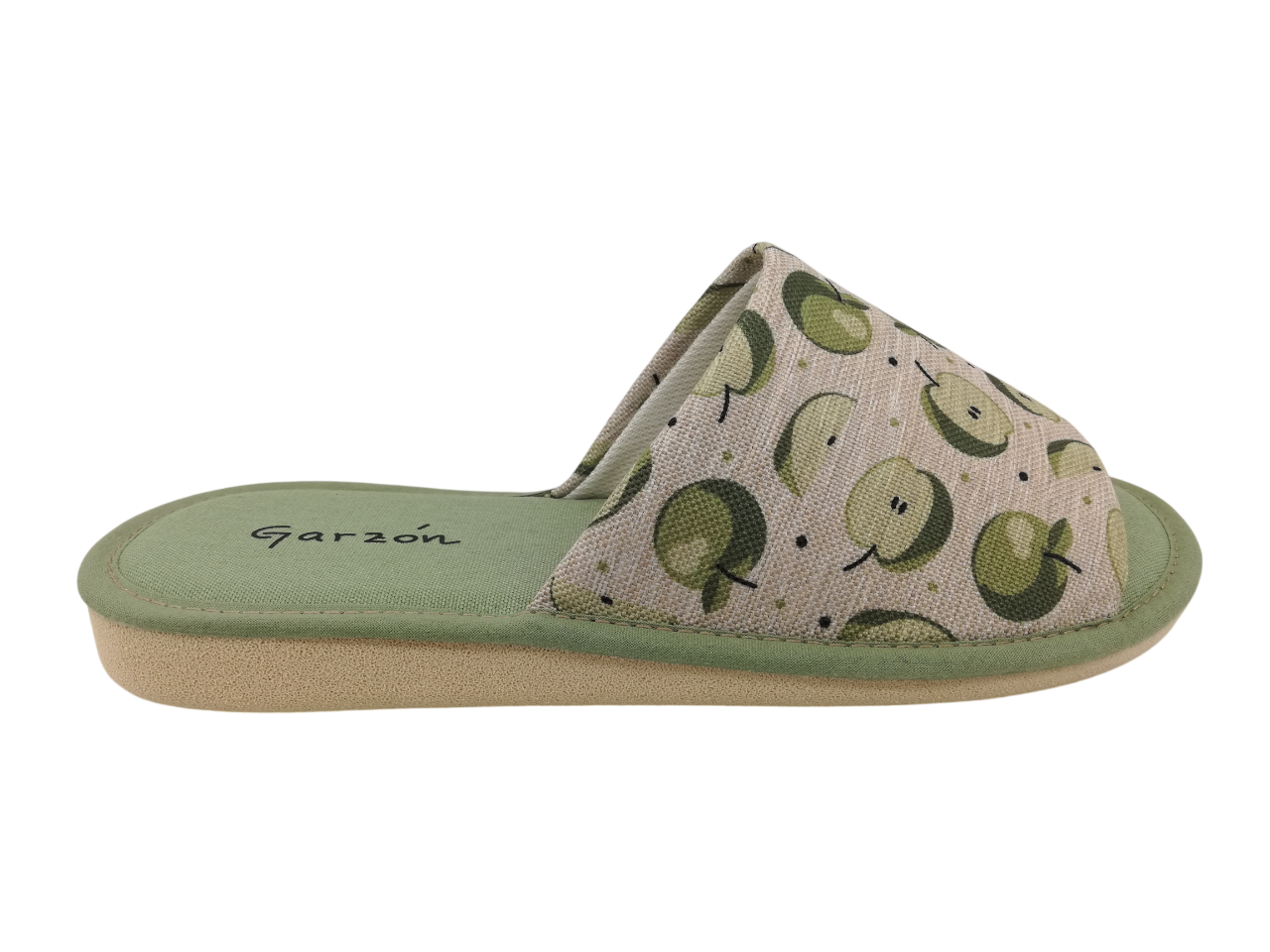 Zapatilla Casa Mujer Garzón P400.167 Verde
