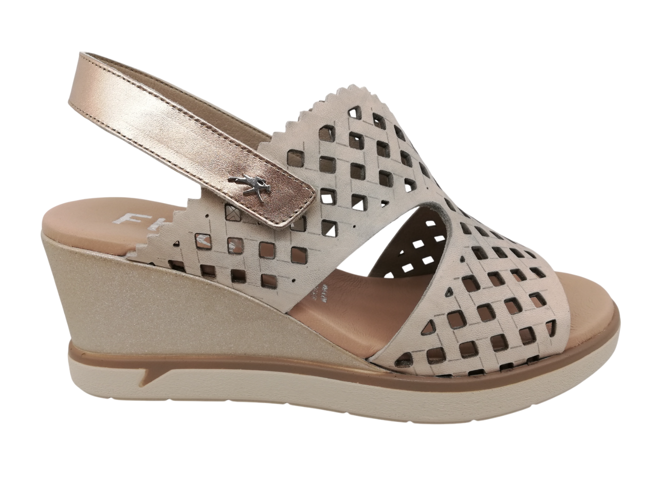 Sandalia Mujer Fluchos F1972 Taupe