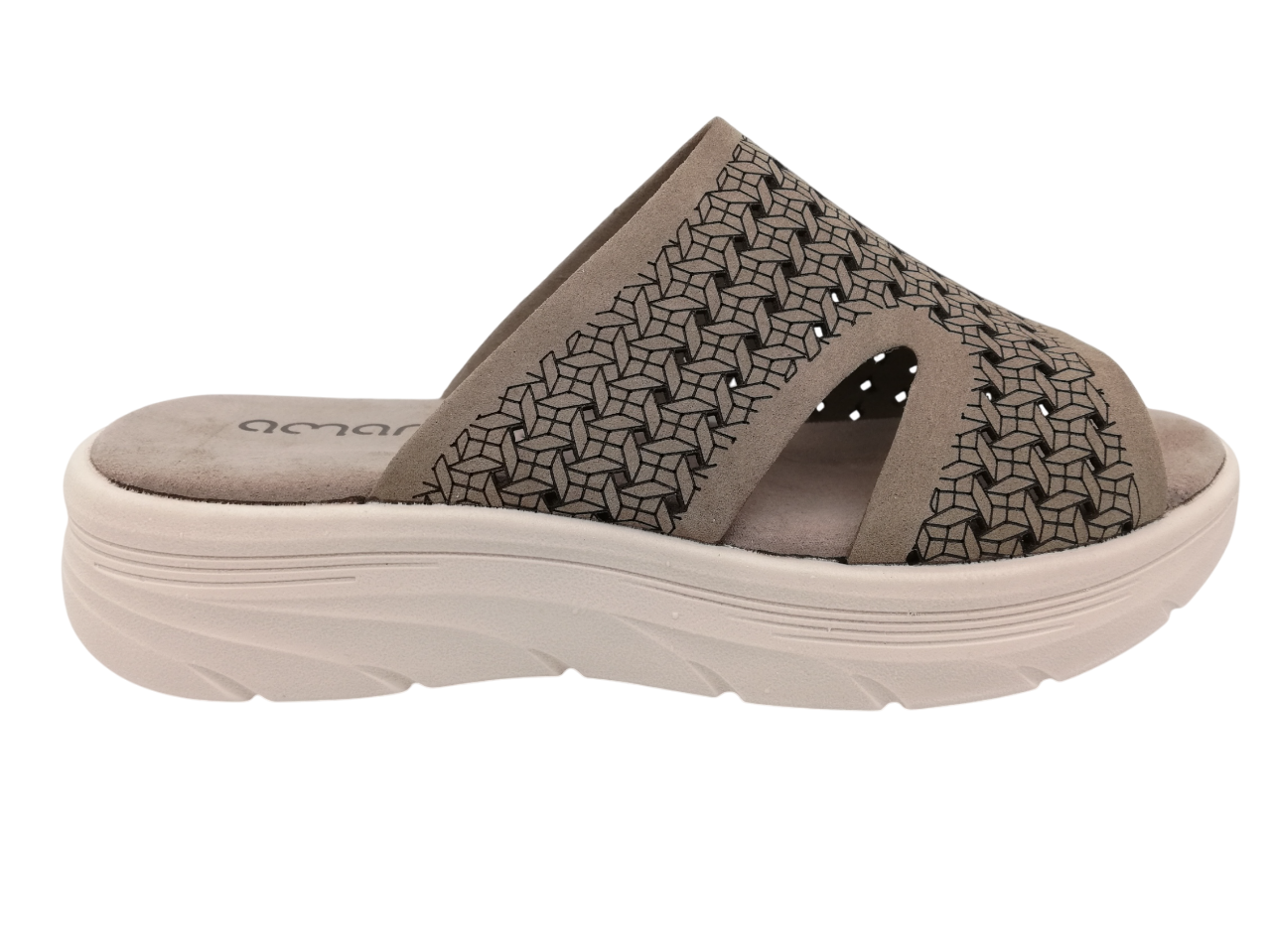 Sandalia Mujer Amarpies 28356 Gris