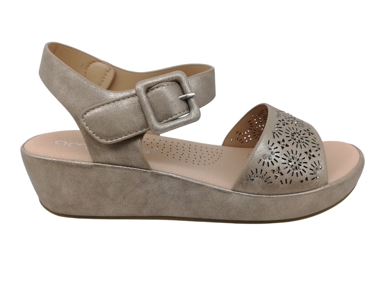 Sandalia Mujer Amarpies 26749 Plomo