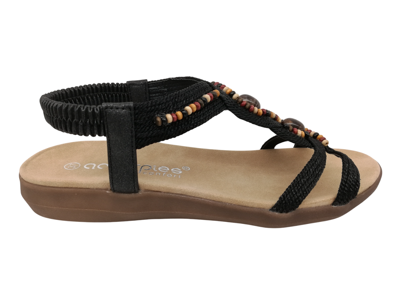Sandalia Mujer Amarpies 28553 Negro