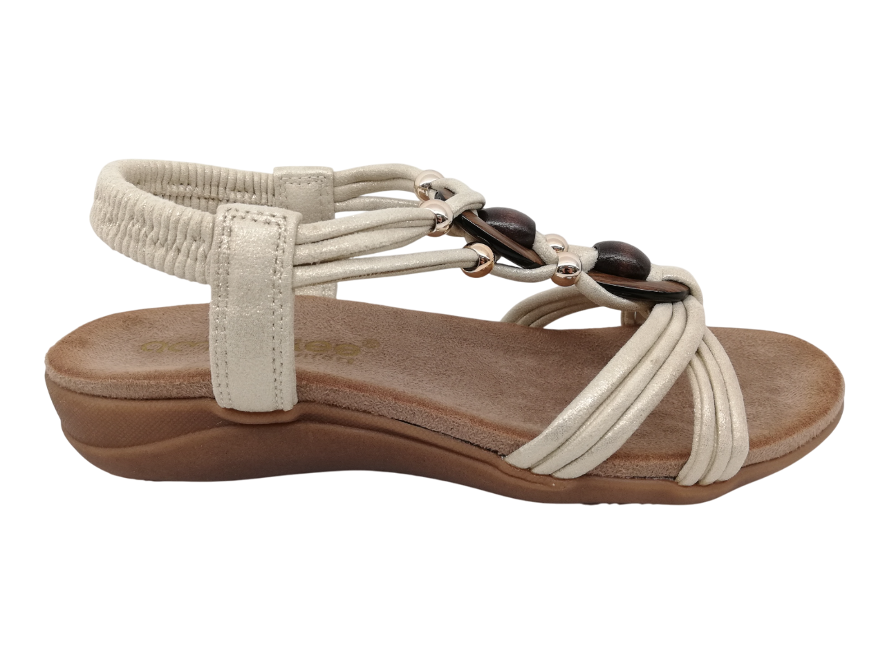 Sandalia Mujer Amarpies 28685 Platino