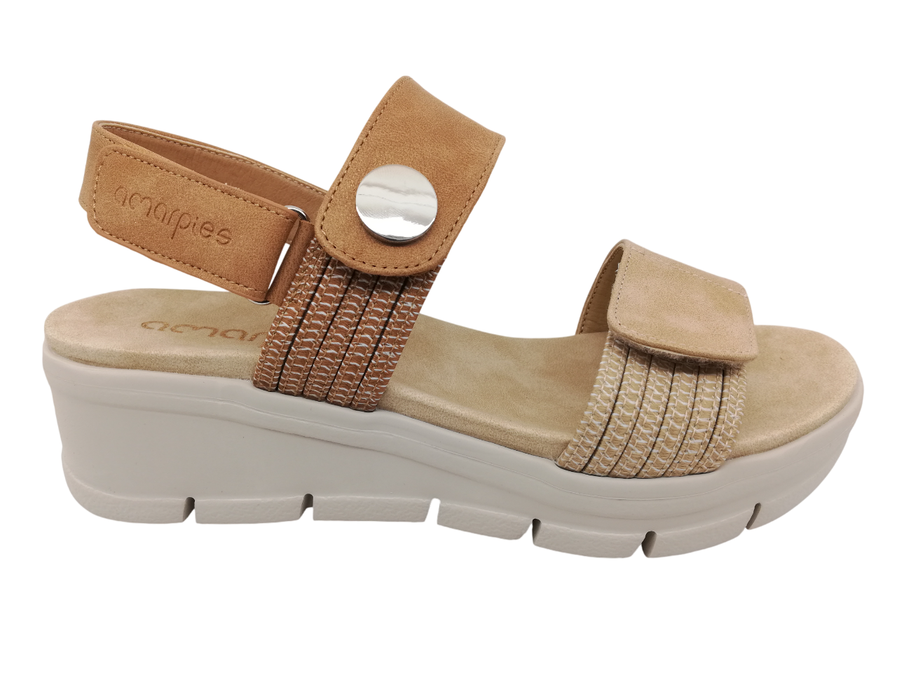 Sandalia Mujer Amarpies 30135 Beige