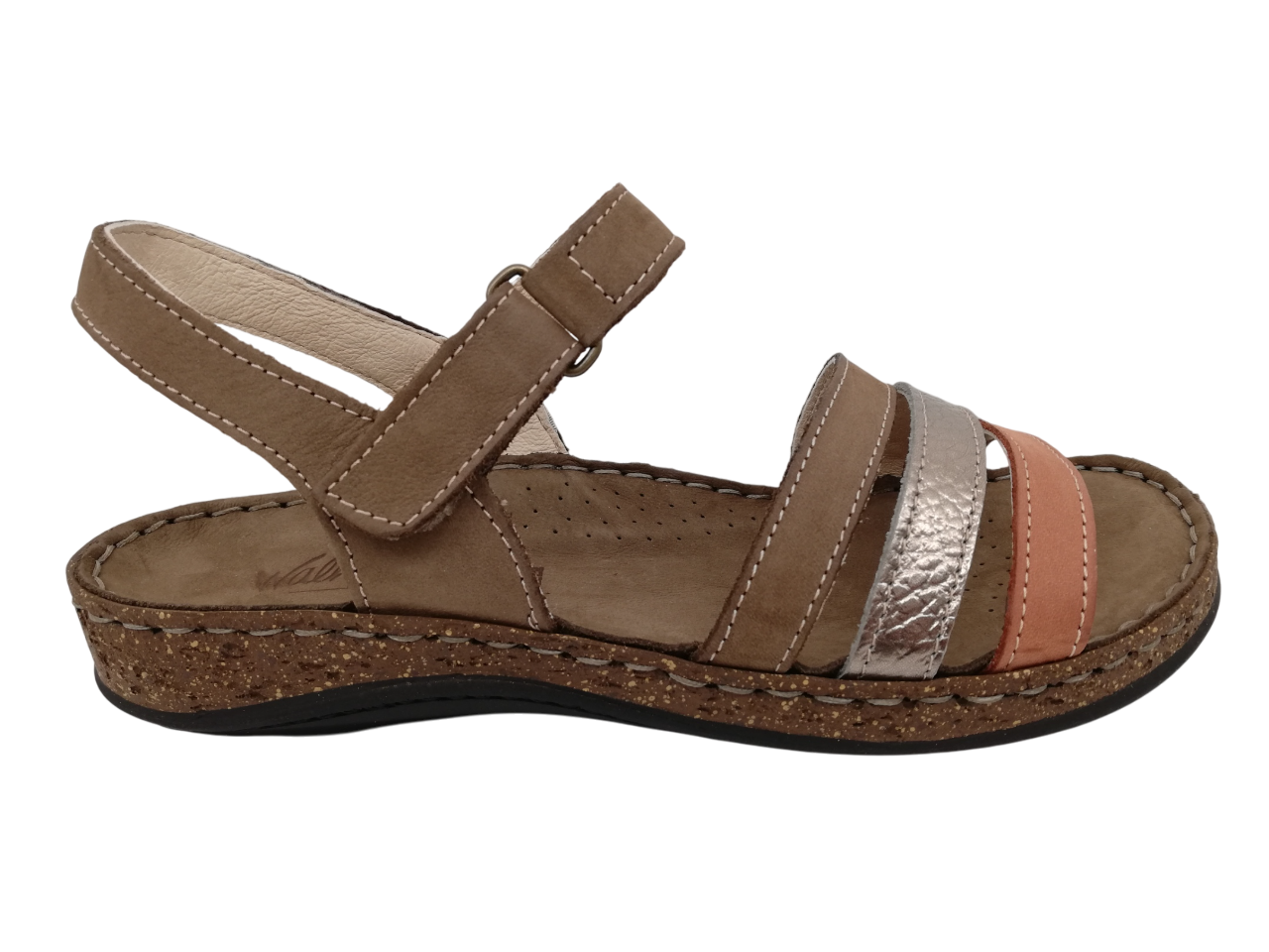 Sandalia Mujer Walk&Fly 42670 Marrón