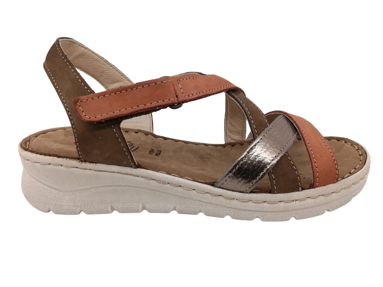Sandalia Mujer Walk&Fly 47611 Marrón