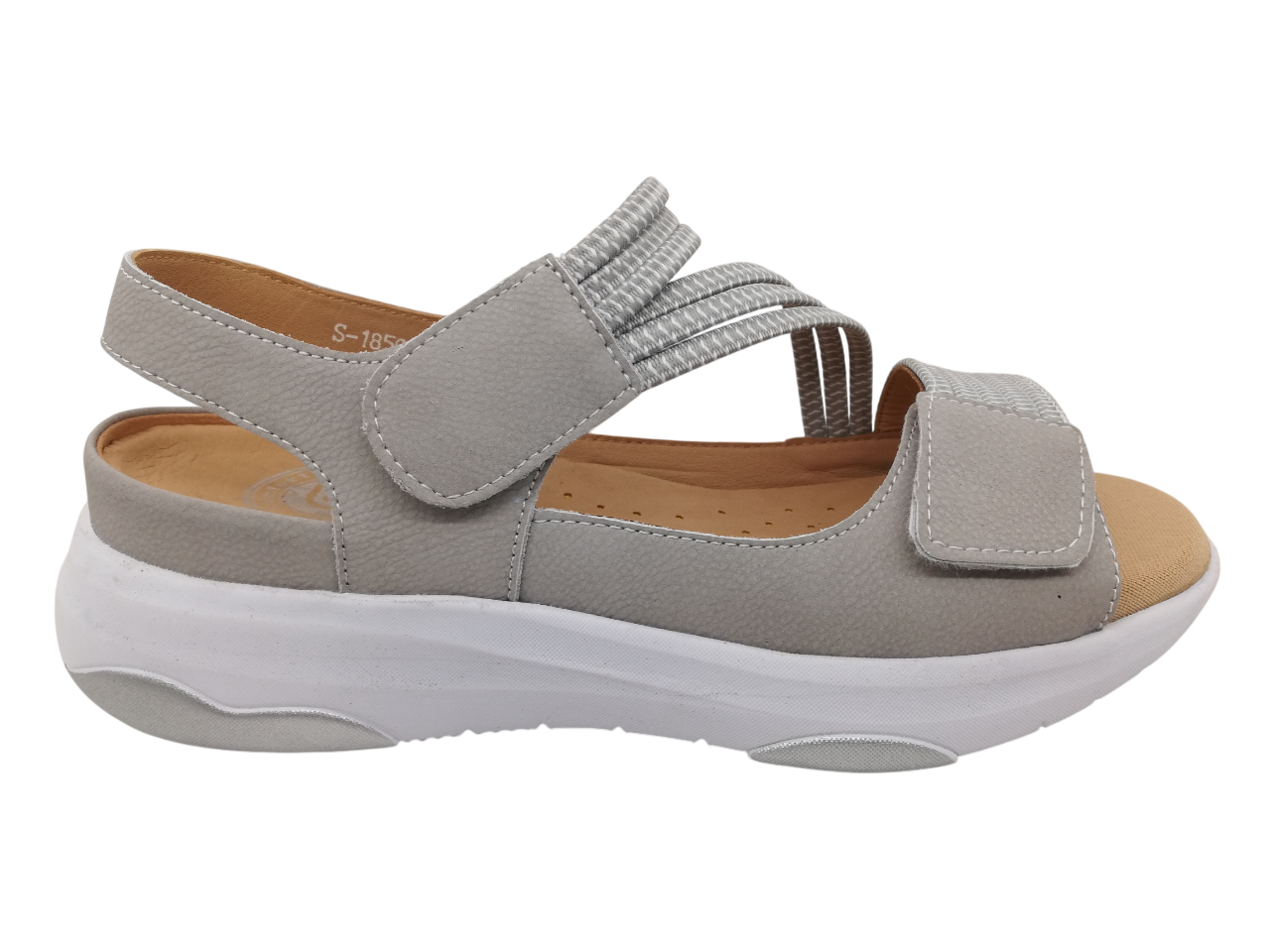 Sandalia Mujer G Confort S-185 Gris