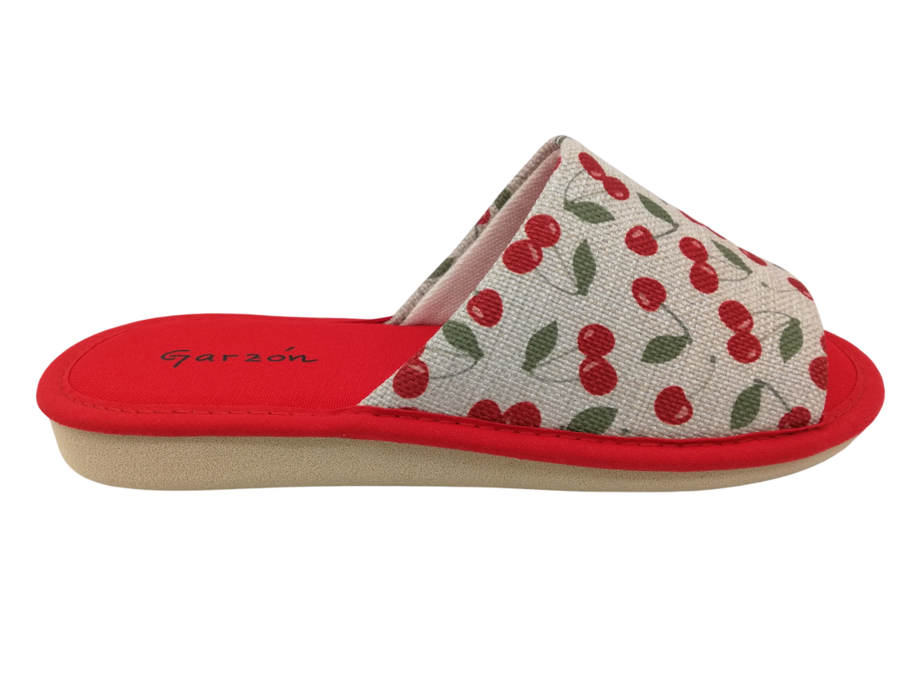 Zapatilla Casa Mujer Garzón P400.165 Rojo