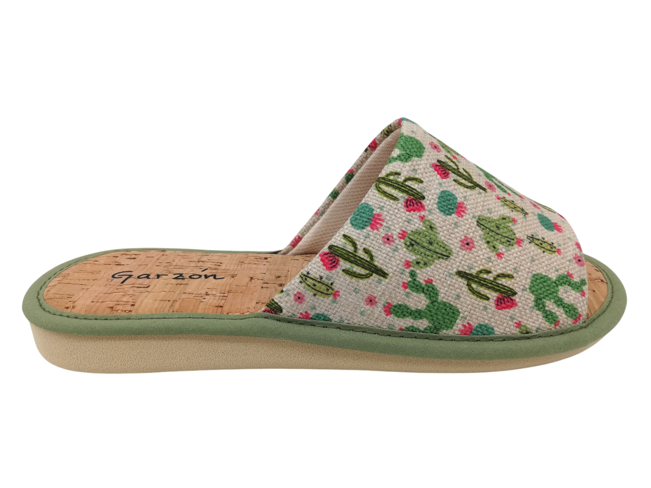 Zapatilla Casa Mujer Garzón P401.169 Verde