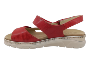 Sandalia Mujer Suave 3351 Rojo-Plata - Ítem1