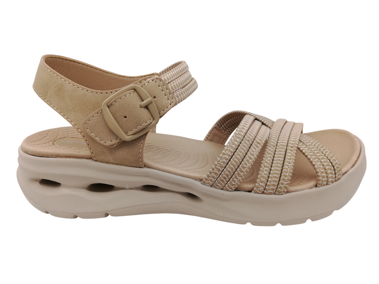 Sandalia Mujer Amarpies 28656 Beige