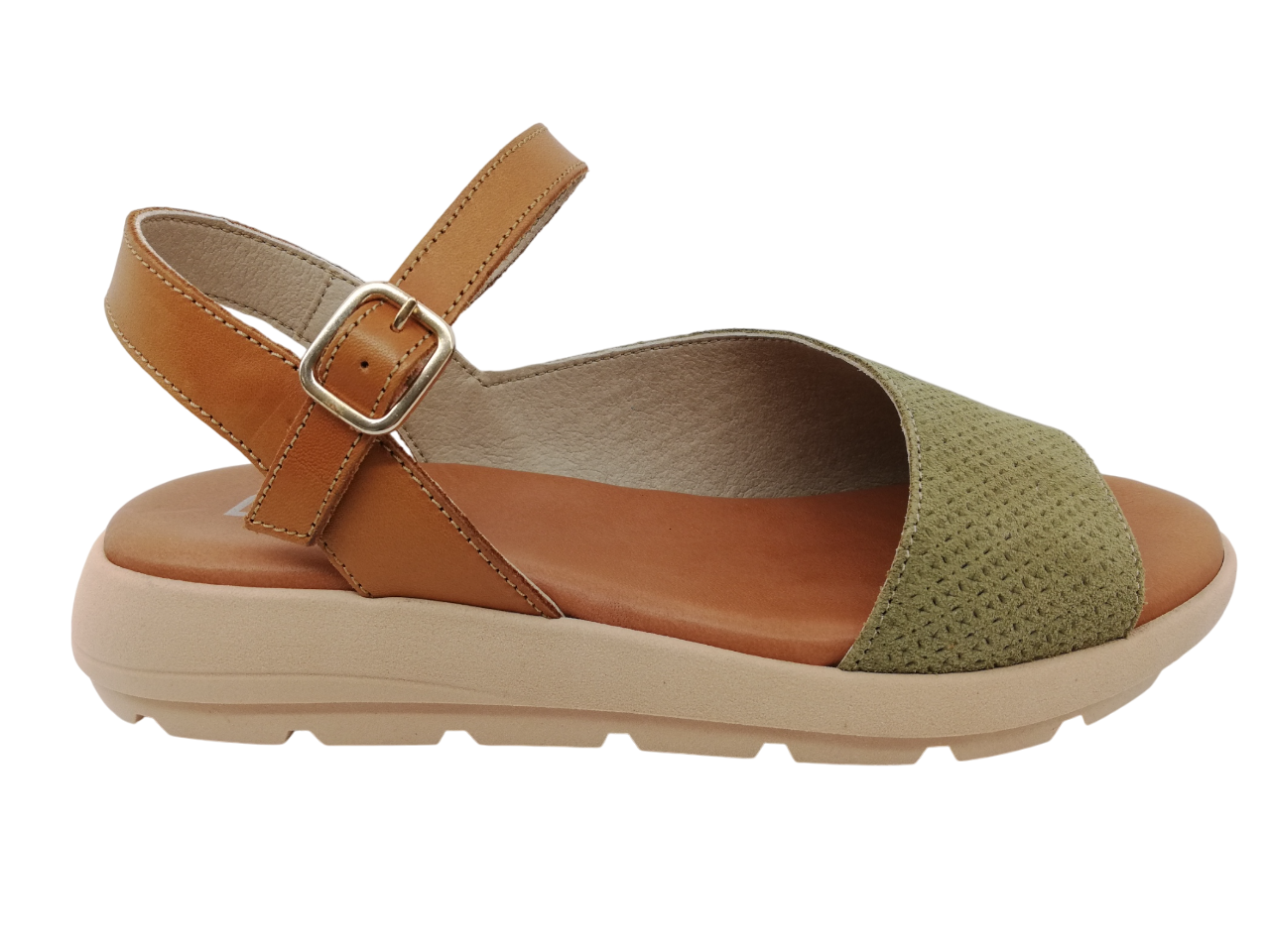 Sandalia Mujer Dorking D9464 Kaki