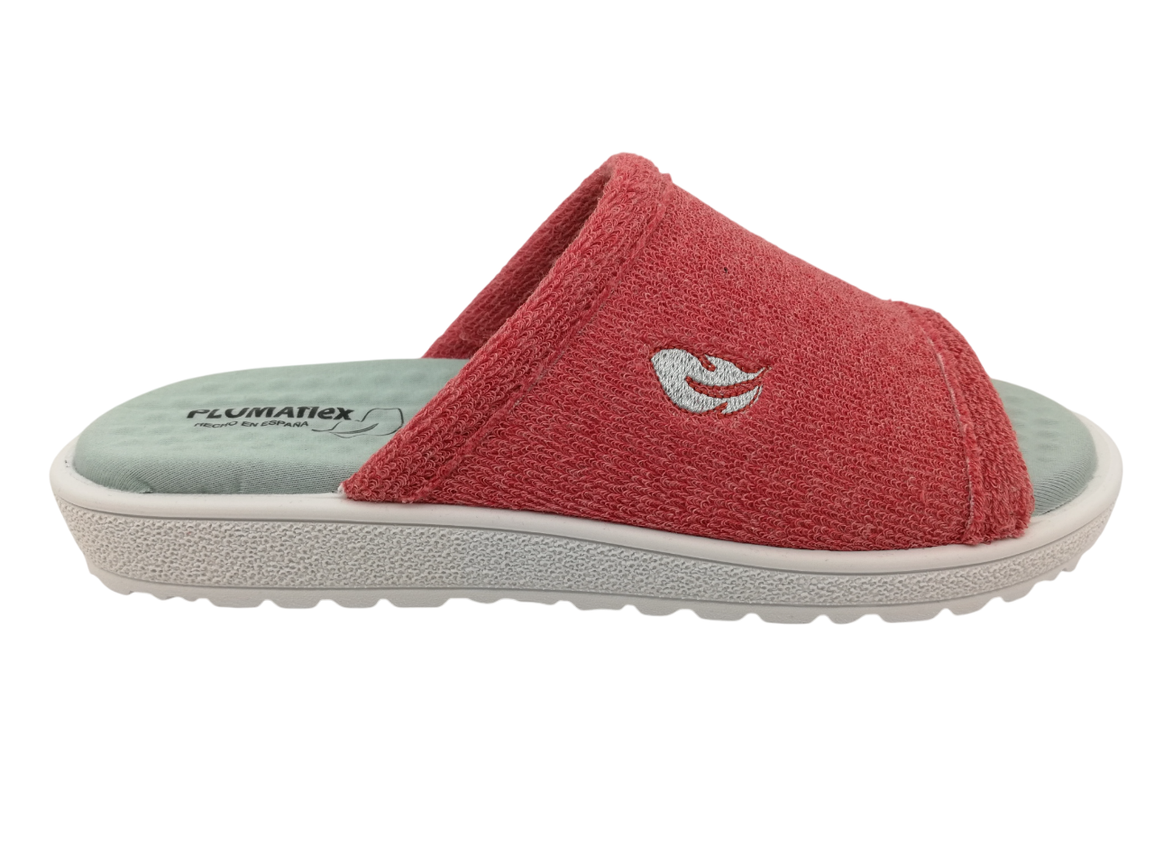 Zapatilla Casa Mujer Pluma Flex 80010 Rojo
