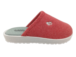 Zapatilla Casa Mujer Pluma Flex 80009 Rojo