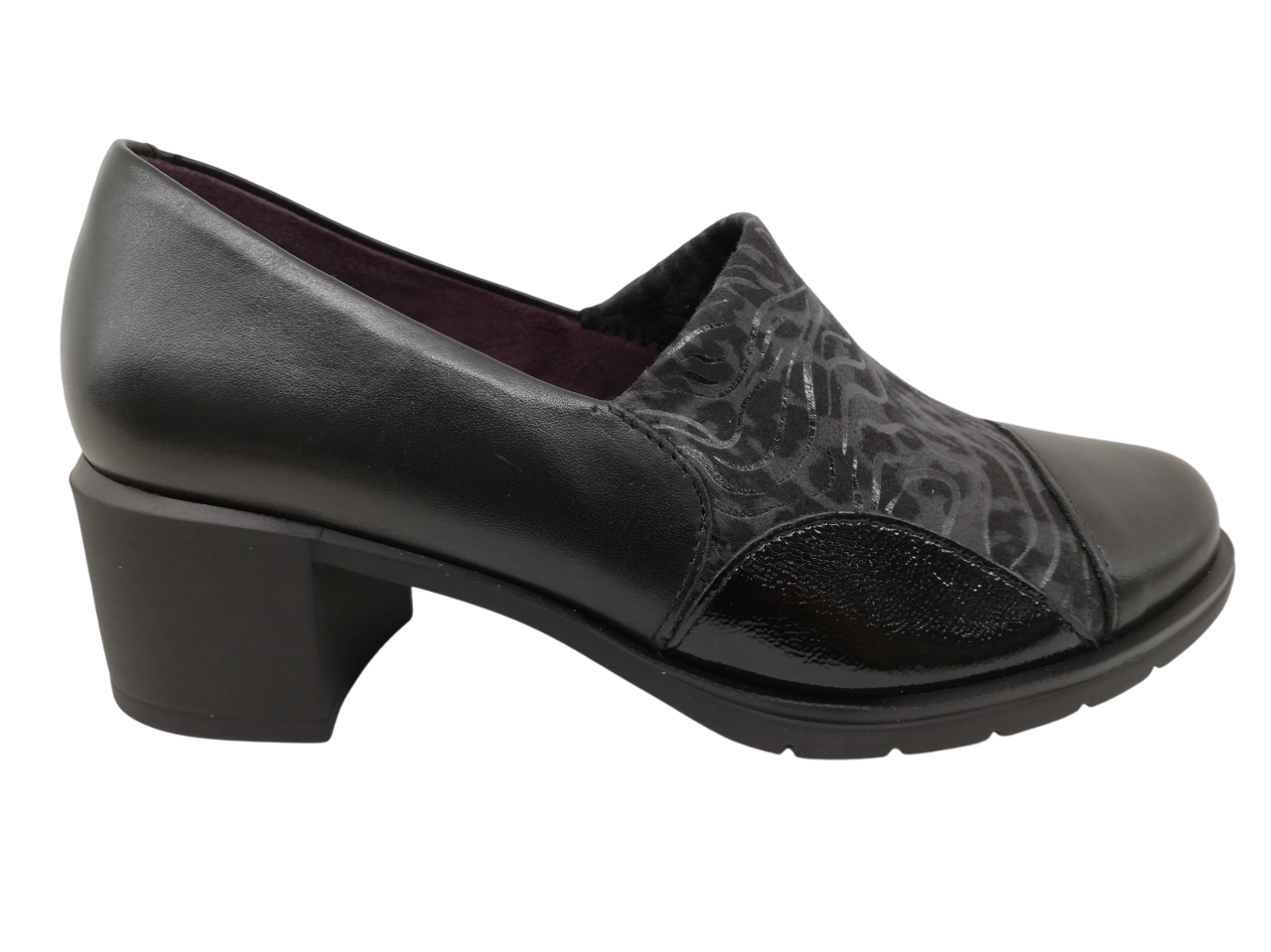 Zapato Mocasín Mujer Pitillos 10743 Negro