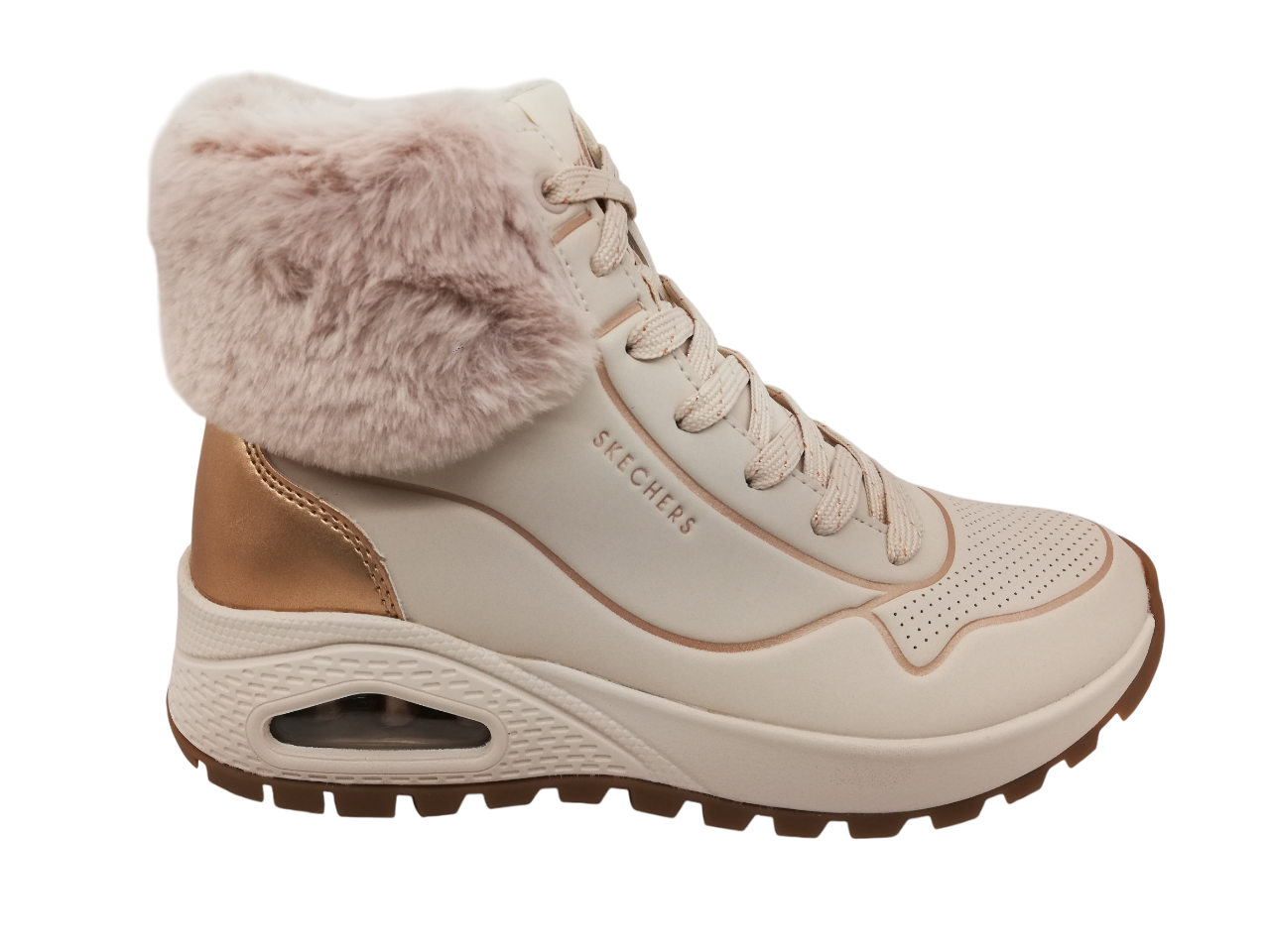 Botín Casual Mujer Skechers 167993 Natural