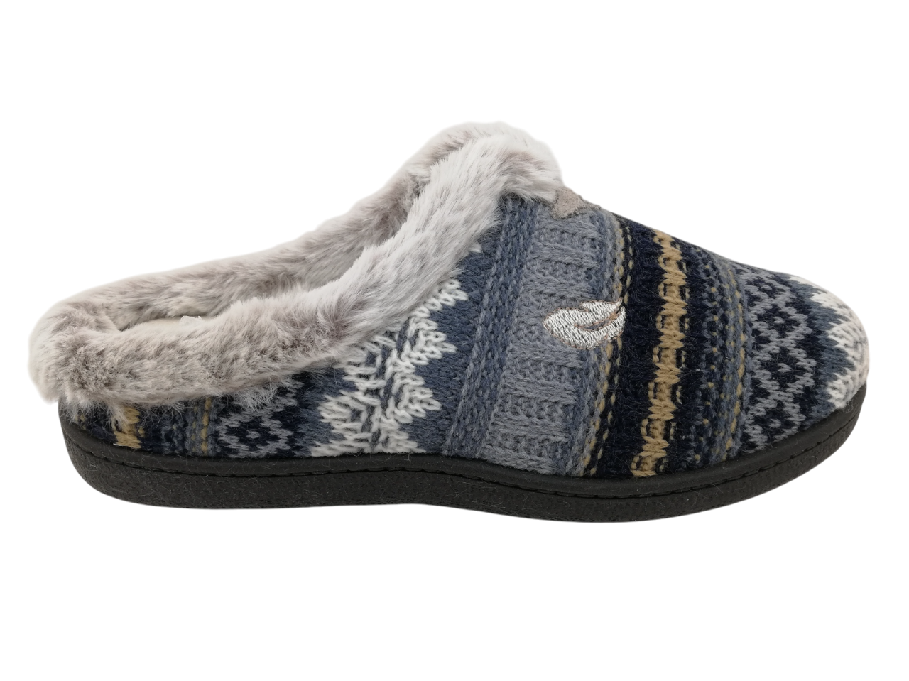 Zapatilla Casa Mujer Pluma Flex 12064 Azul Marino