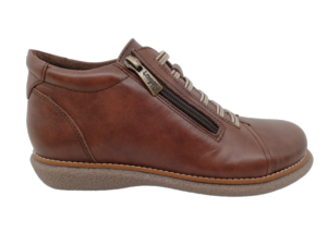 Zapato Abotinado Mujer Valeria's 2354 Cuero