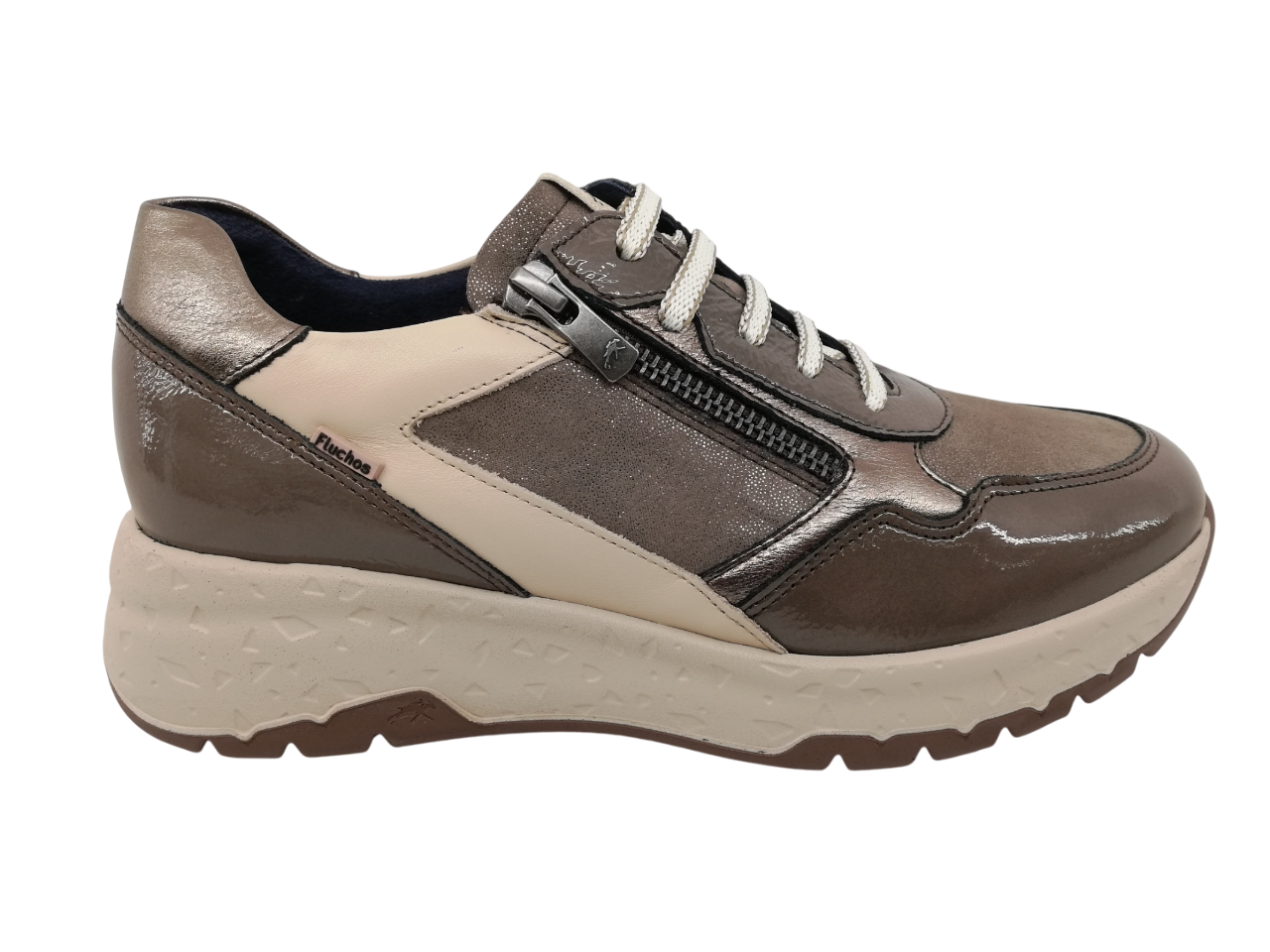 Zapato Casual Mujer Fluchos F2308 Taupe