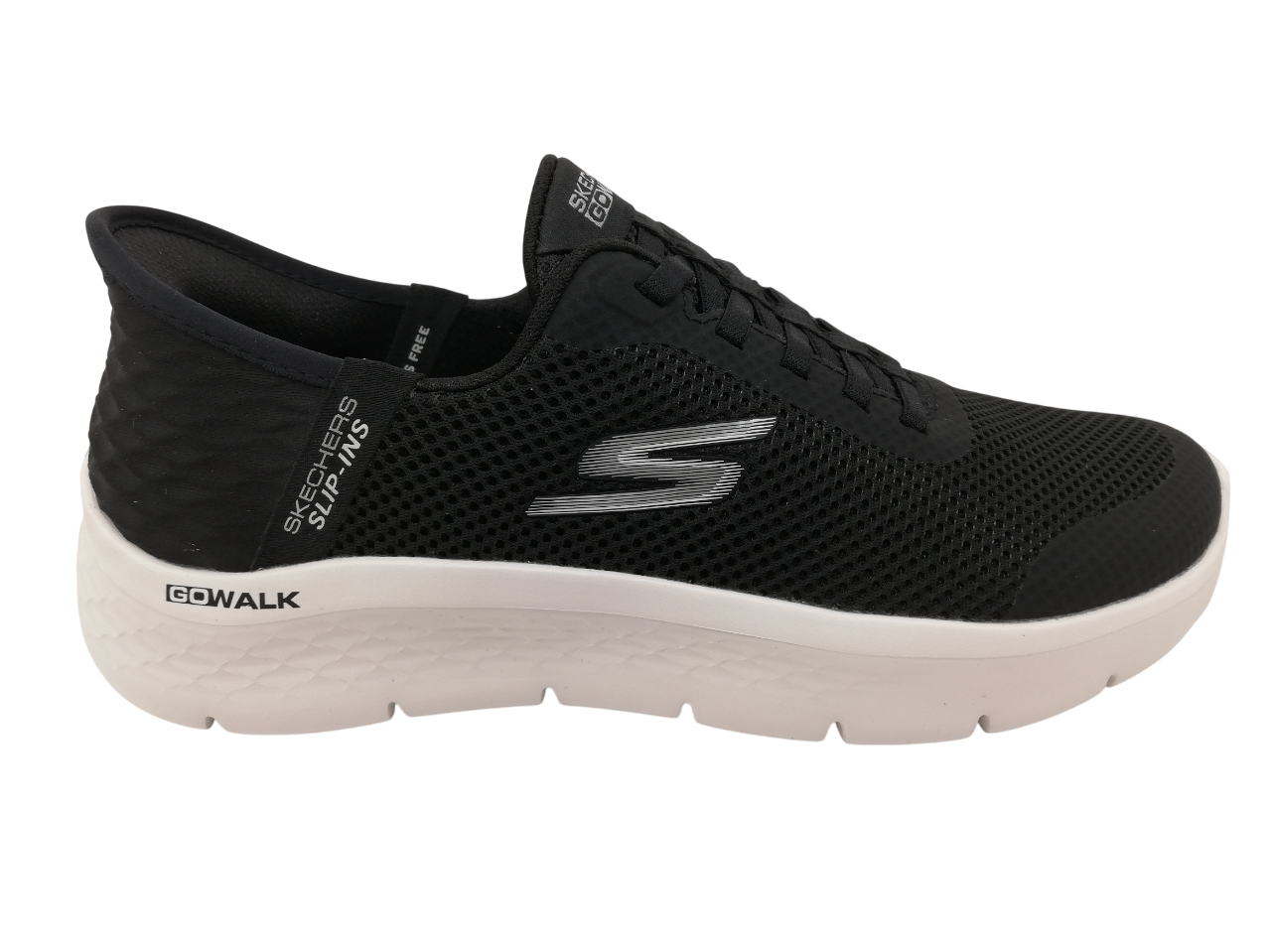 Deportivo Slip-Ins Mujer Skechers 124836 Negro-Blanco