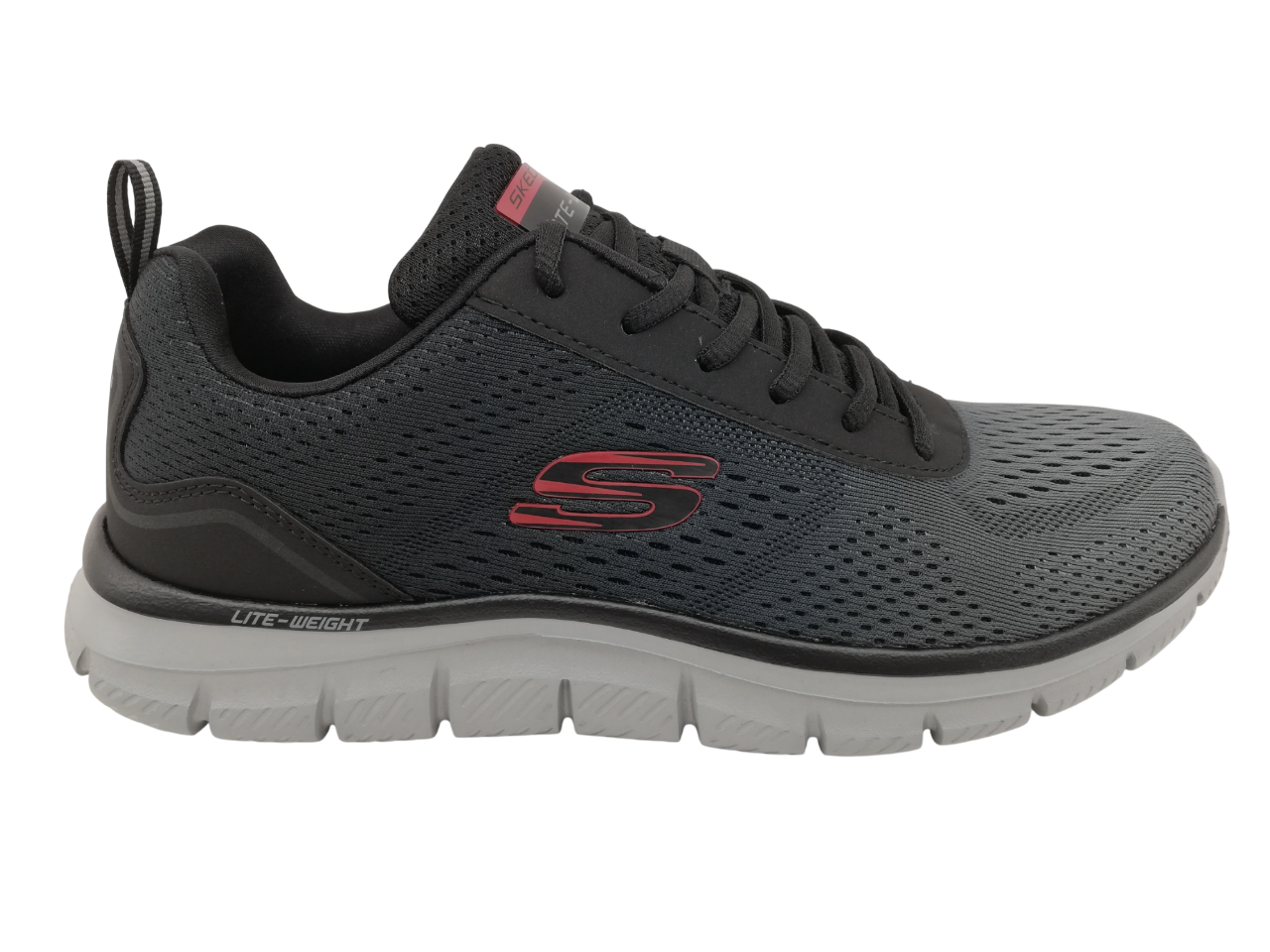Deportivo Hombre Skechers 232399 Gris-Burdeos