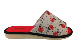 Zapatilla Casa Mujer Garzón P400.168 Rojo